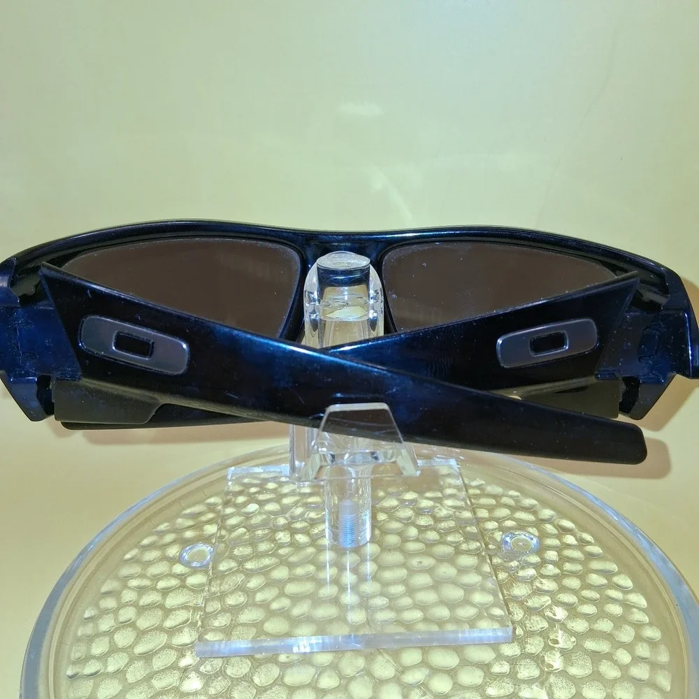 Oakley Gascan OO9014 Blue Sapphire  Lens Black Frame Sunglasses